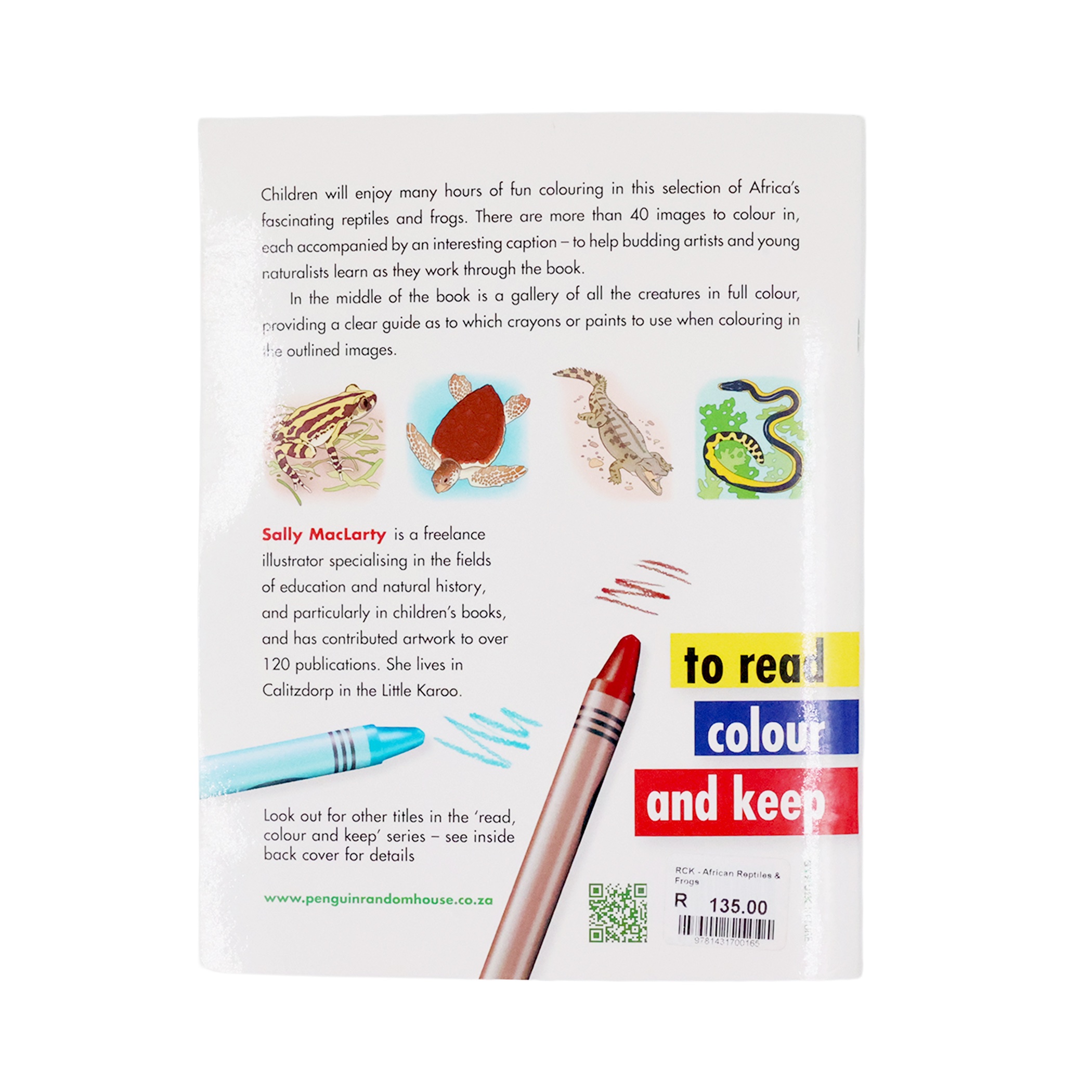 African Reptiles & Frogs: To Read, Colour and Keep - Image 2