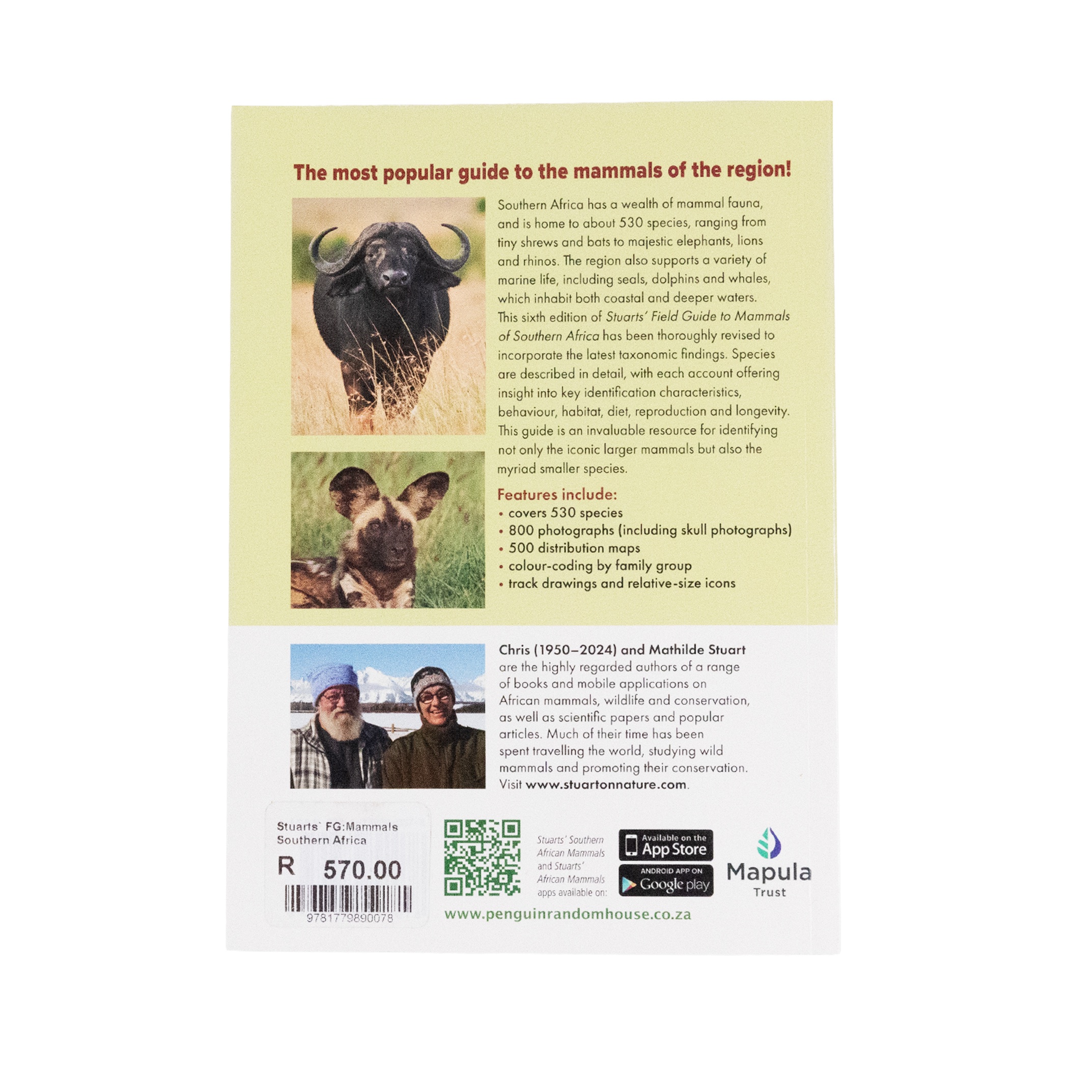 Stuart’s Field Guide to Mammals of Southern Africa - Image 2
